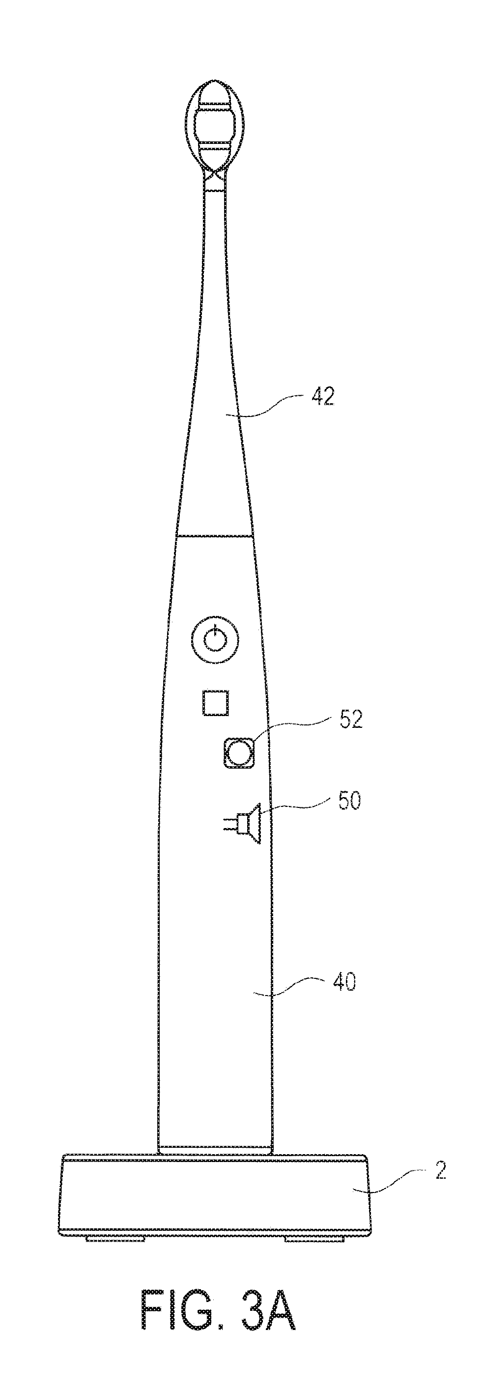 Toothbrush system with sensors for a dental hygiene monitoring system