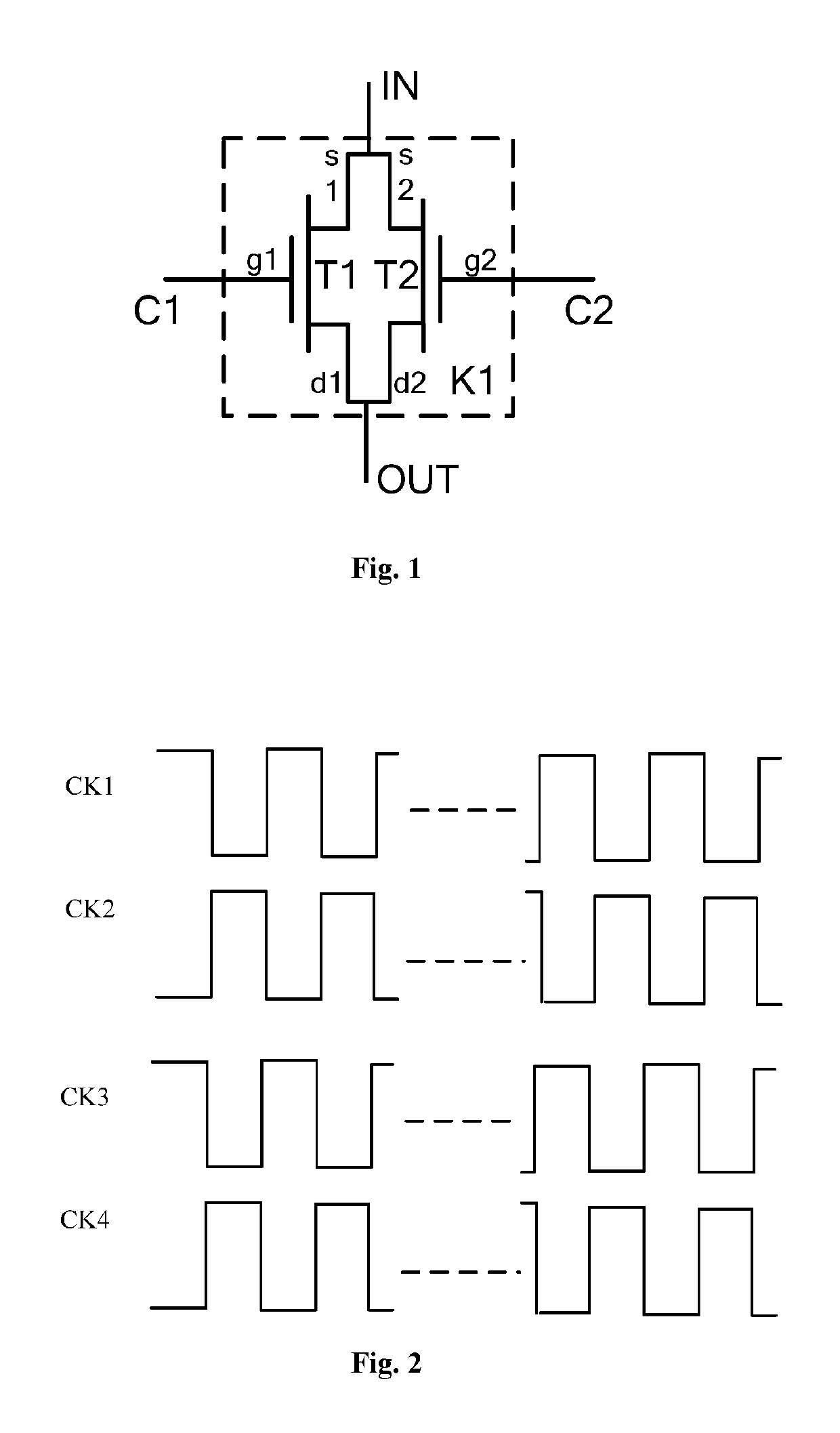 GOA drive unit and GOA drive circuit