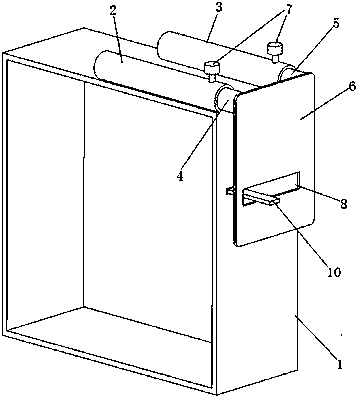 A computer case capable of preventing the U disk from being knocked off