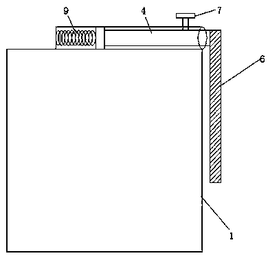 A computer case capable of preventing the U disk from being knocked off