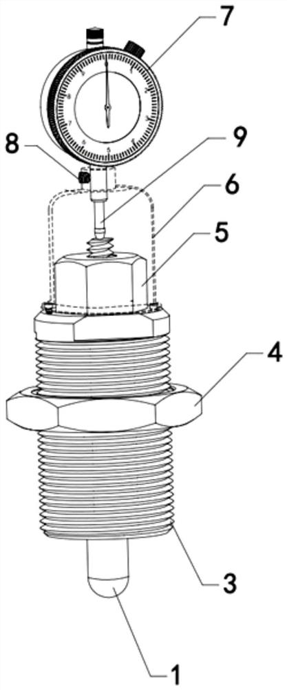 Floating pressing plate head with adjustable clamping force