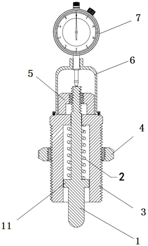 Floating pressing plate head with adjustable clamping force