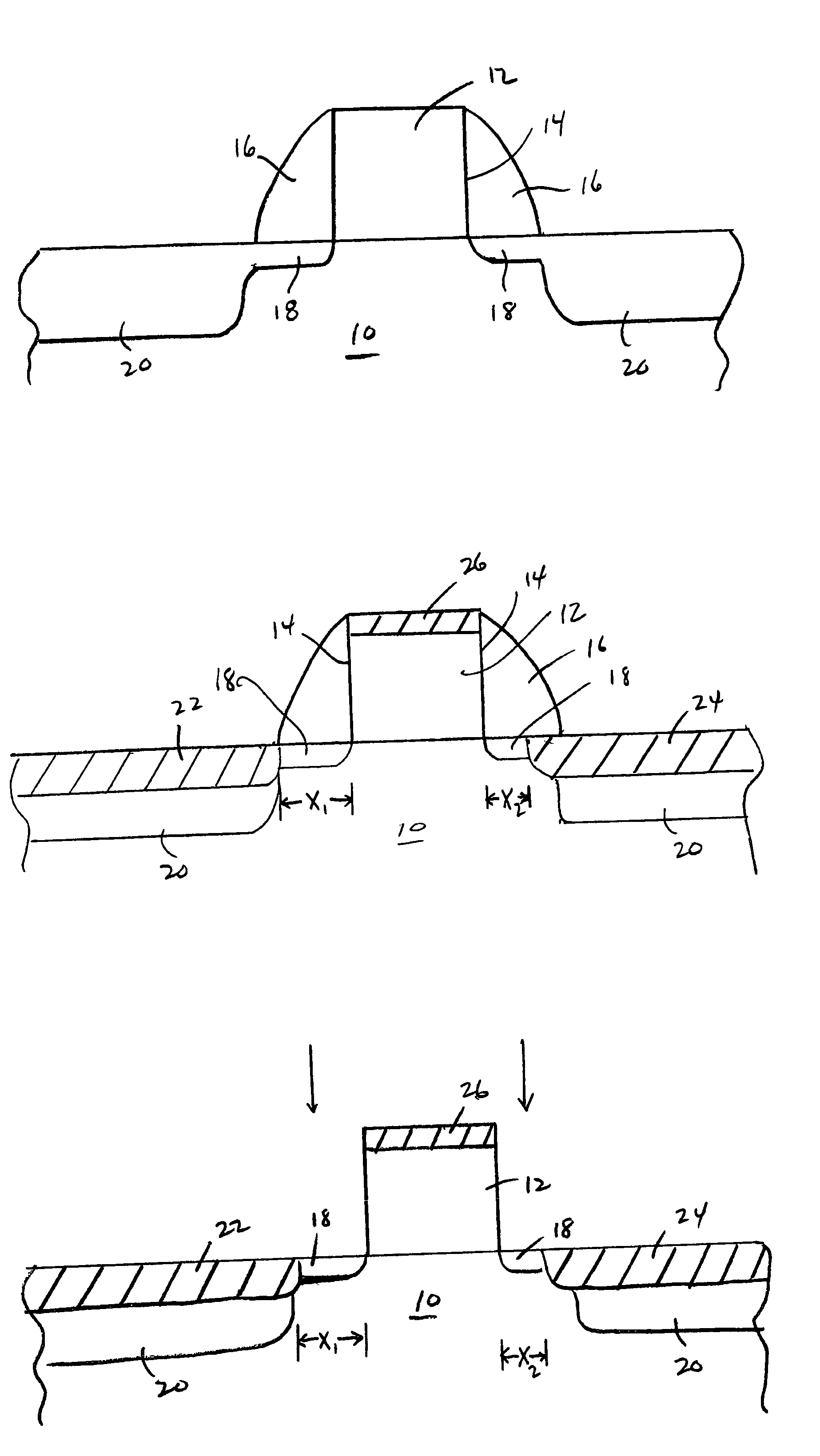 Method for detecting silicide encroachment of a gate electrode in a semiconductor arrangement