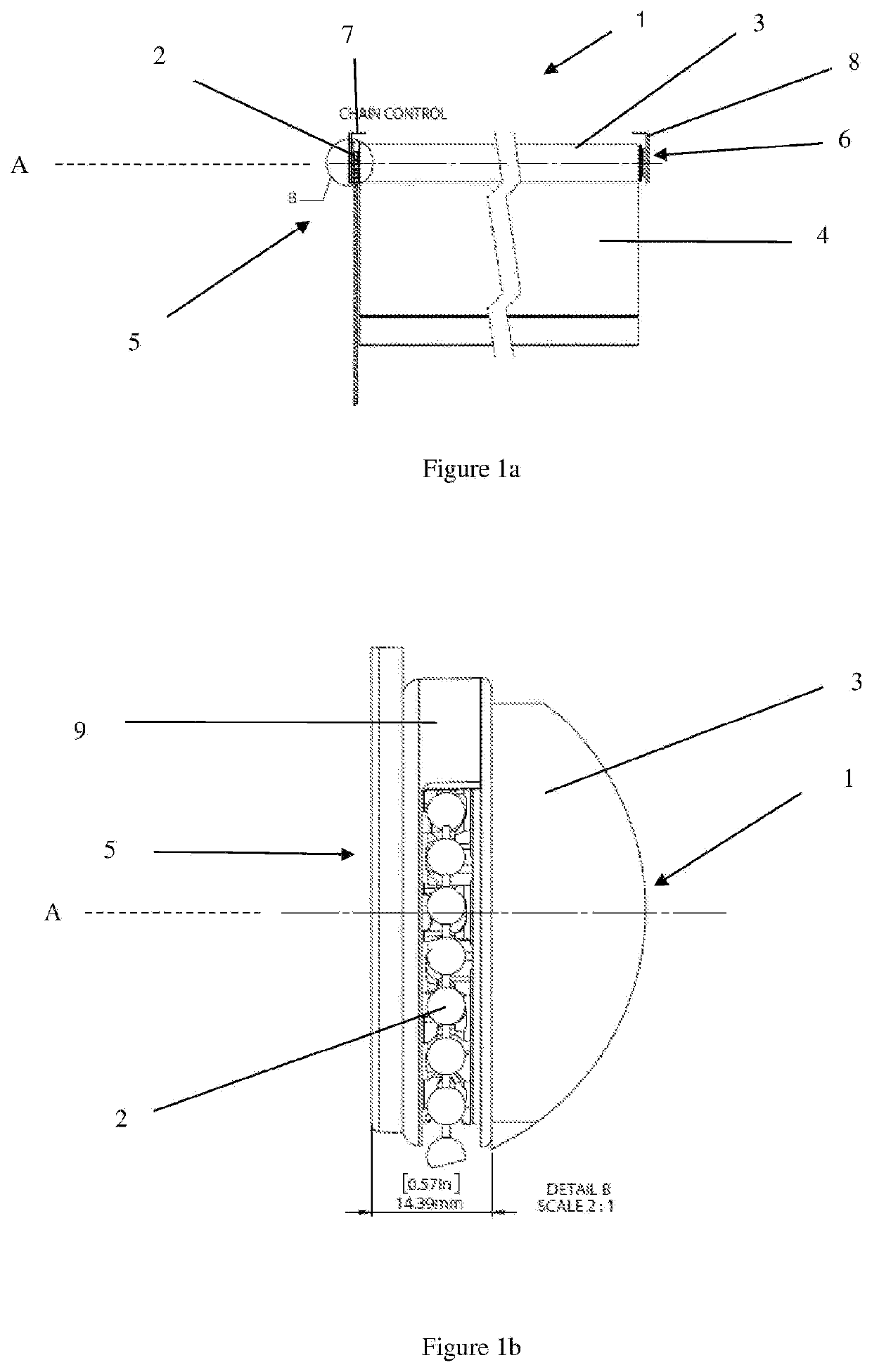 A blind system and method of retrofitting a blind system