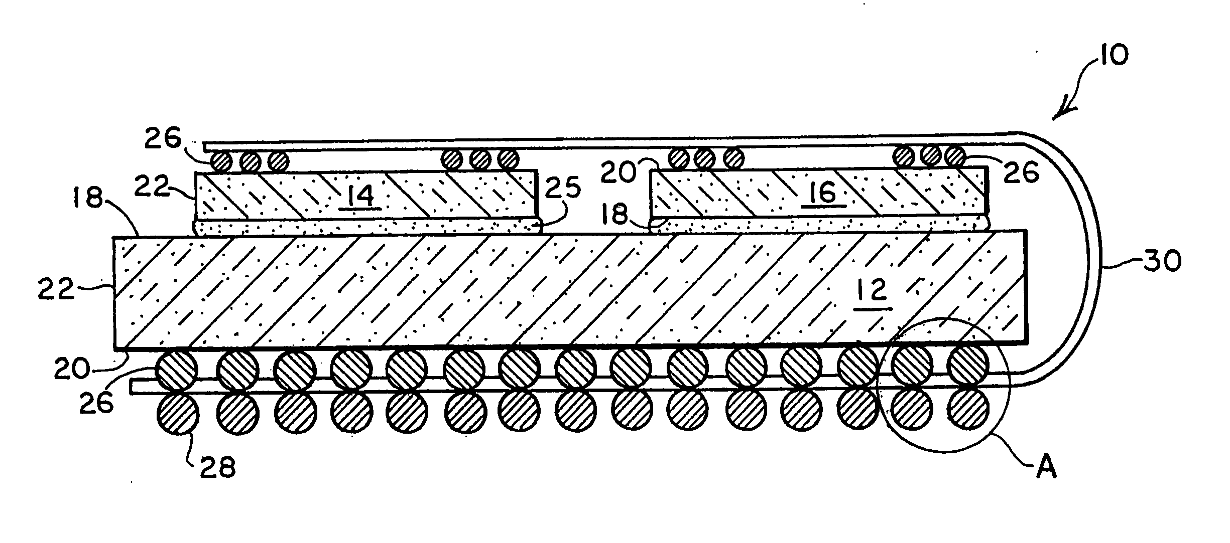 Integrated circuit stacking system and method