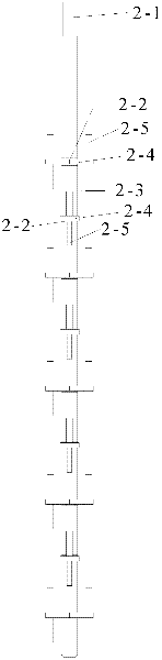 Crystallization tower for purifying phosphoric acid
