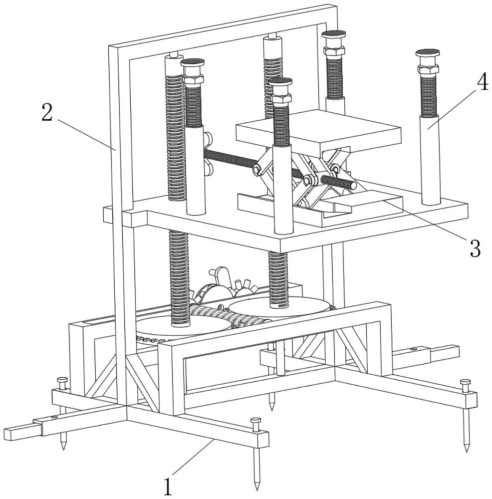 Collapse prevention and control device suitable for slope dangerous rock mass