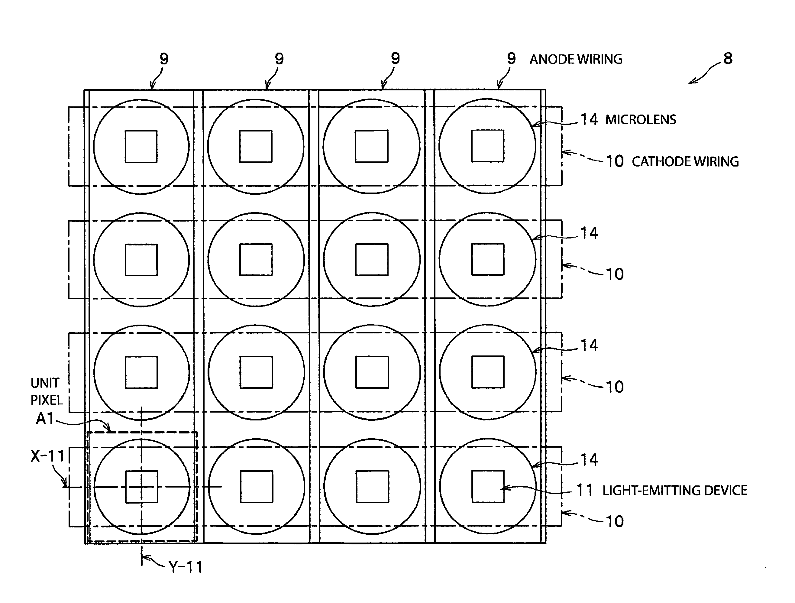 Light-emitting panel and head up display including the same