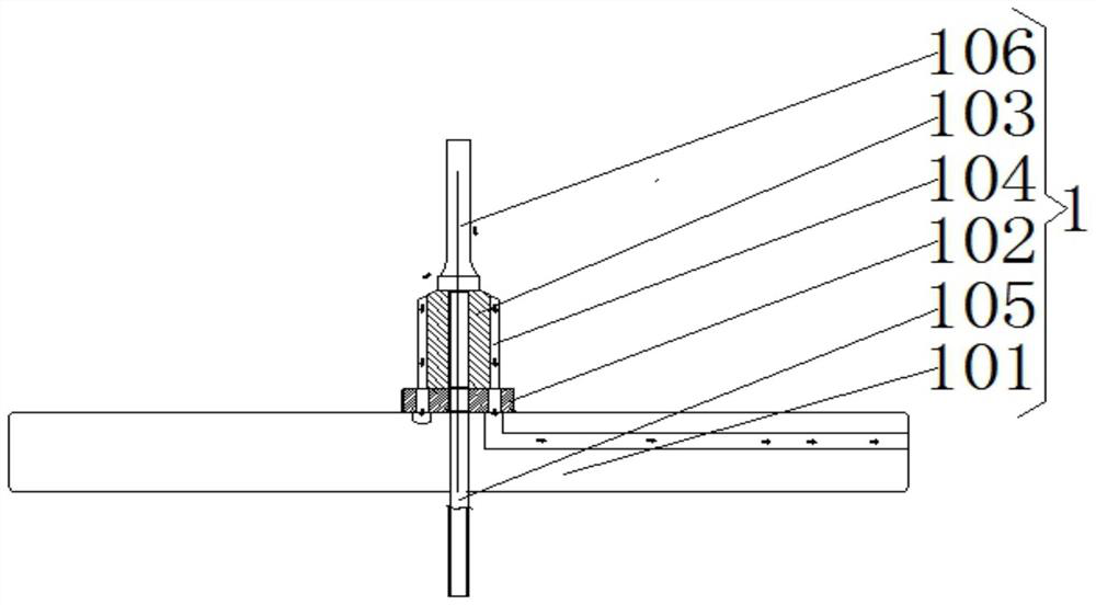 A lift-opening-mold-closing transmission structure for cold heading equipment