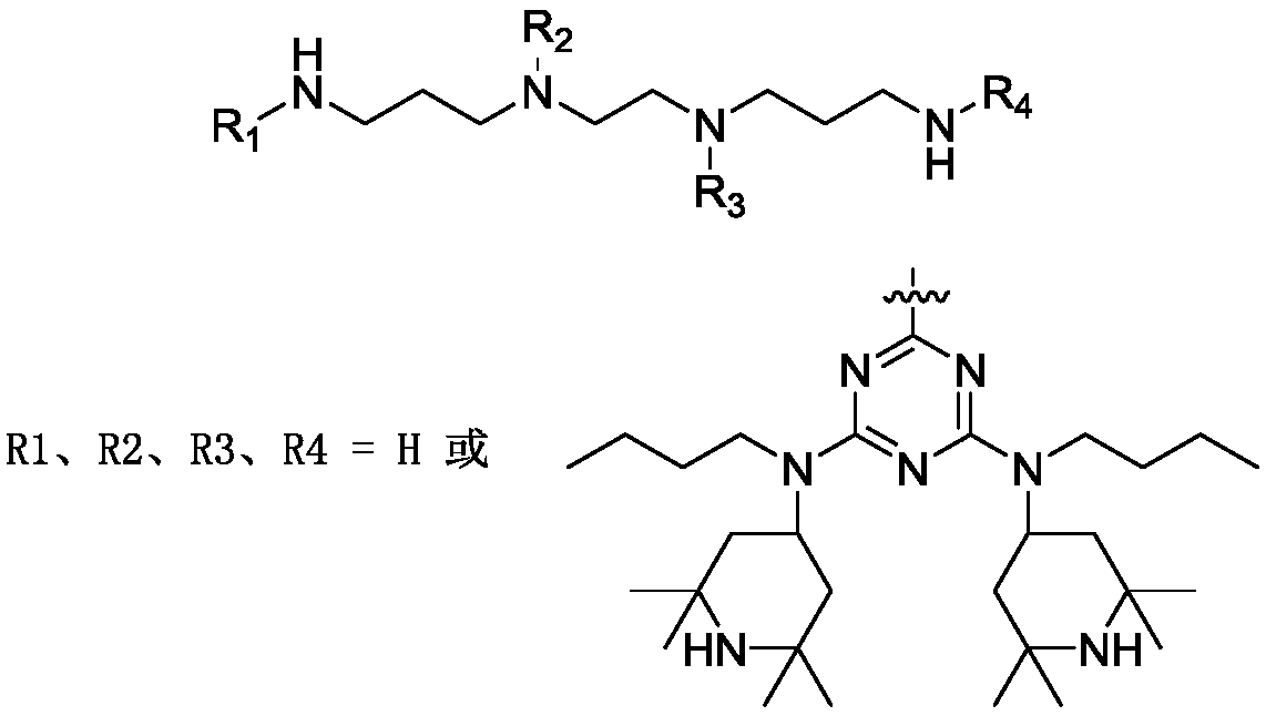 Polymeric hindered amine light stabilizer HA-88 and preparation method of polymeric hindered amine light stabilizer HA-88 intermediate