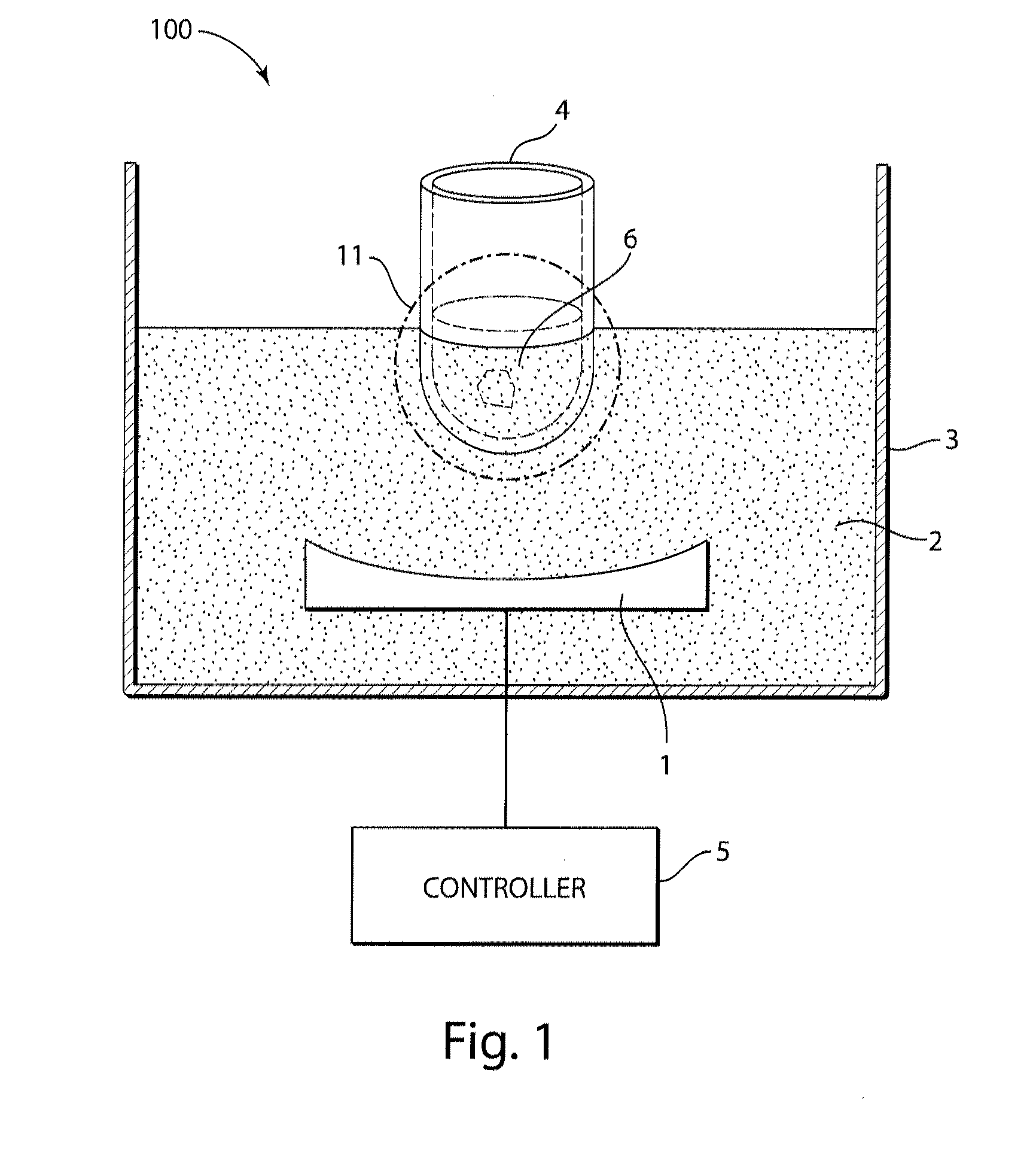 Methods and apparatus for acoustic treatment of samples for heating and cooling