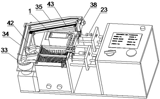 Bearing disassembling, cleaning and assembling integrated equipment