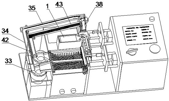 Bearing disassembling, cleaning and assembling integrated equipment