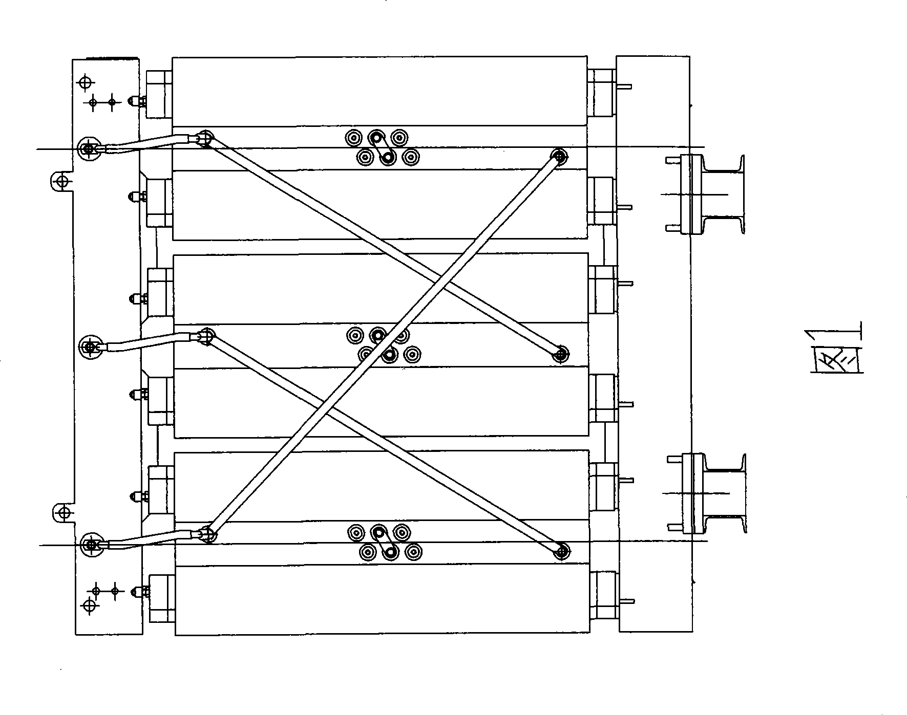 Multi-stage dry voltage regulating transformer