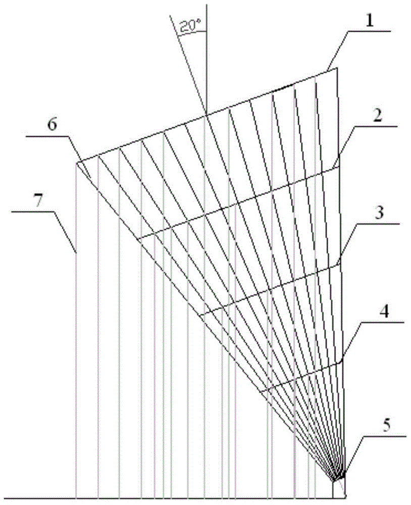 An oblique cone-shaped monopole nuclear electromagnetic pulse simulator antenna