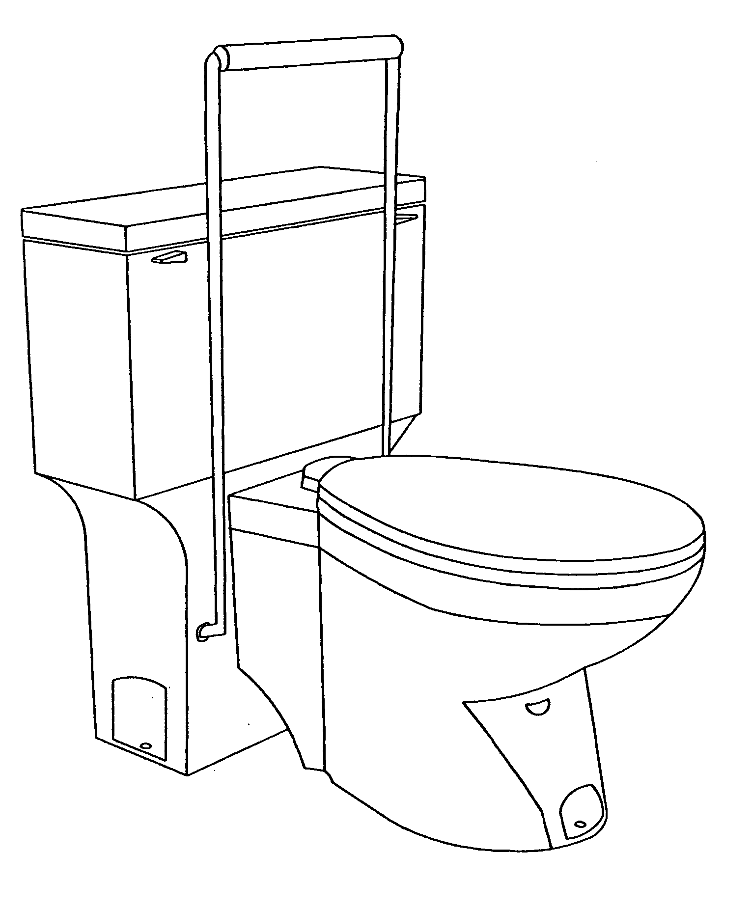 Toilet for handicapped and normal people