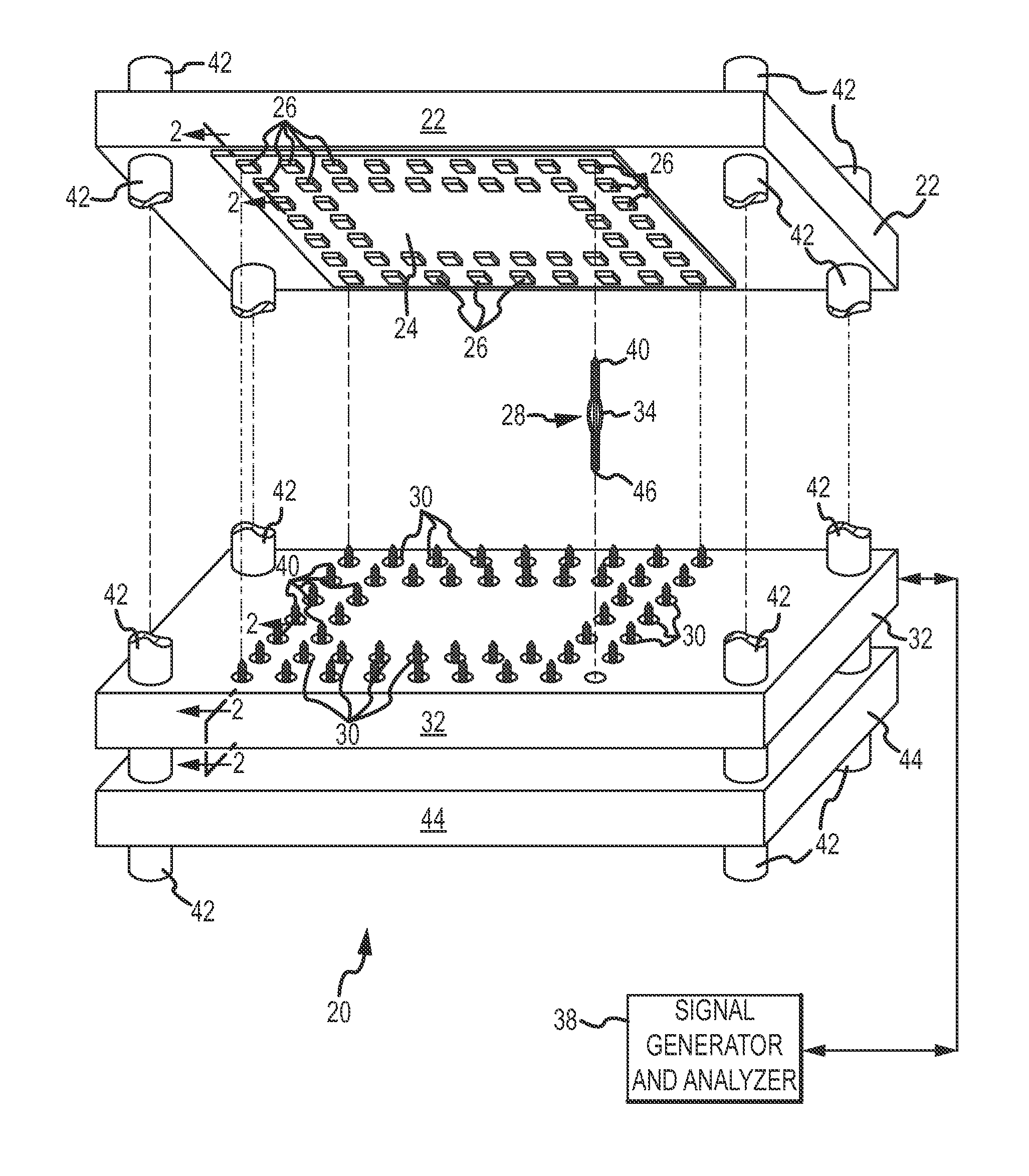 Interconnection Interface Using Twist Pins for Testing and Docking