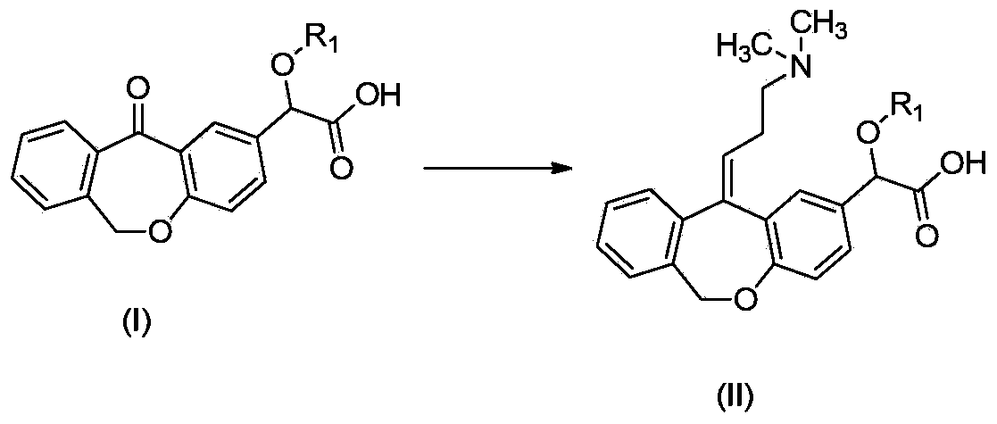 Preparation method of o-hydroxyl Olopatadine