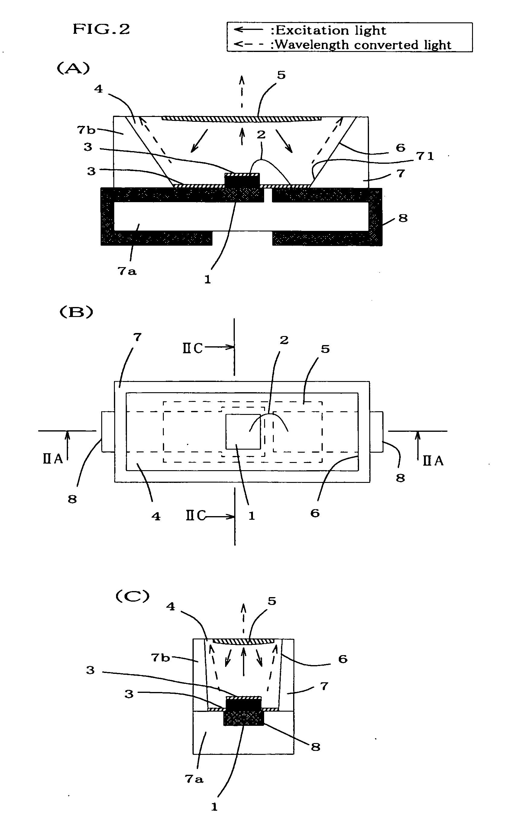 Semiconductor light-emitting apparatus having wavelength conversion portion and method of fabricating the same
