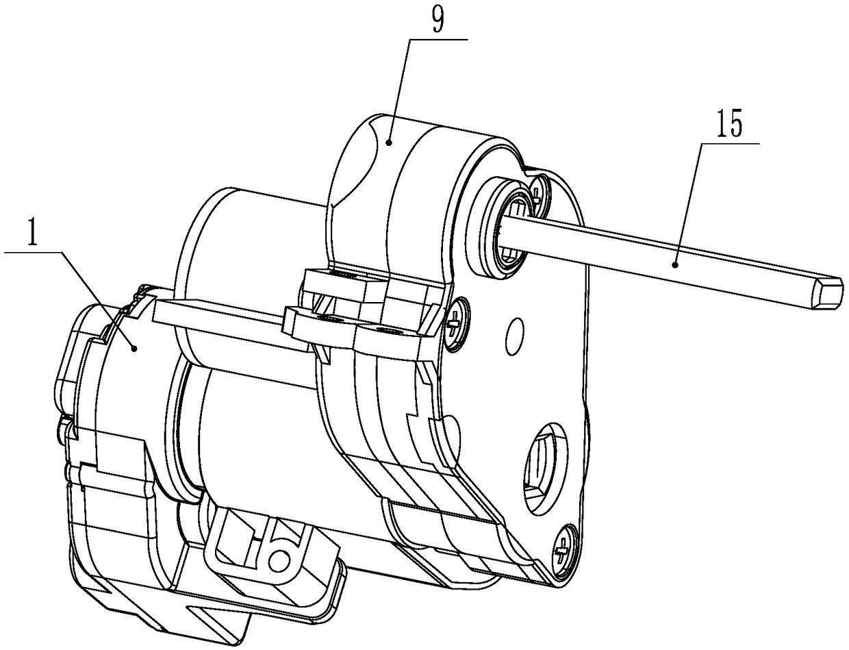 Automatic opening and closing device and intelligent toilet bowl