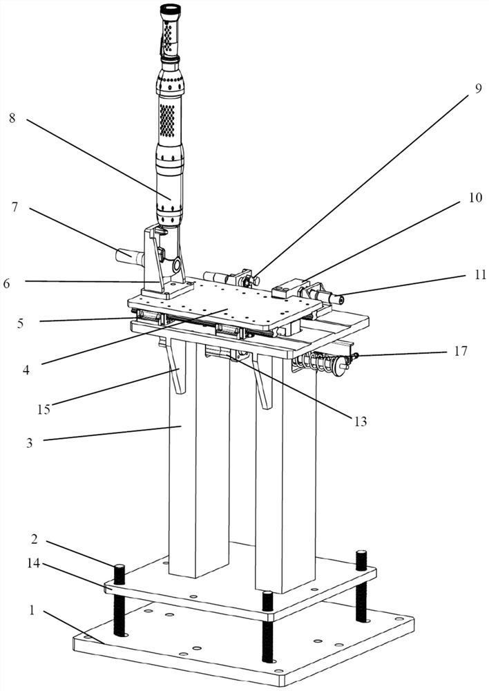 Axially telescopic automatic tightening mechanism