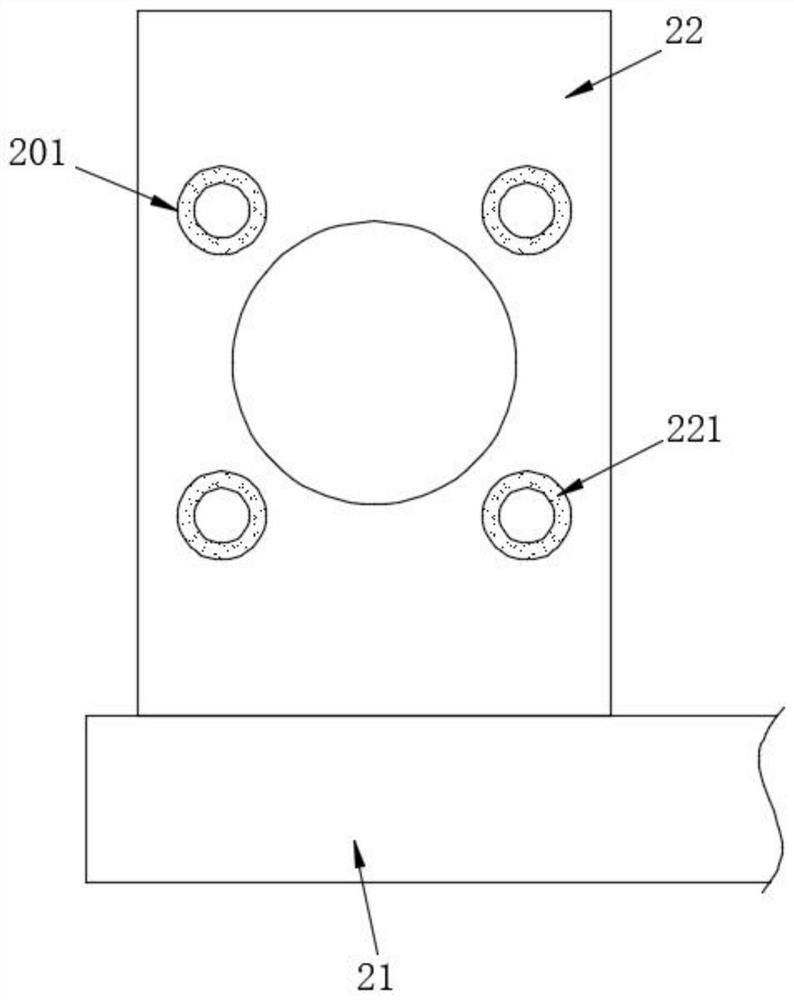 Connector cover plate clamping and moving mechanism