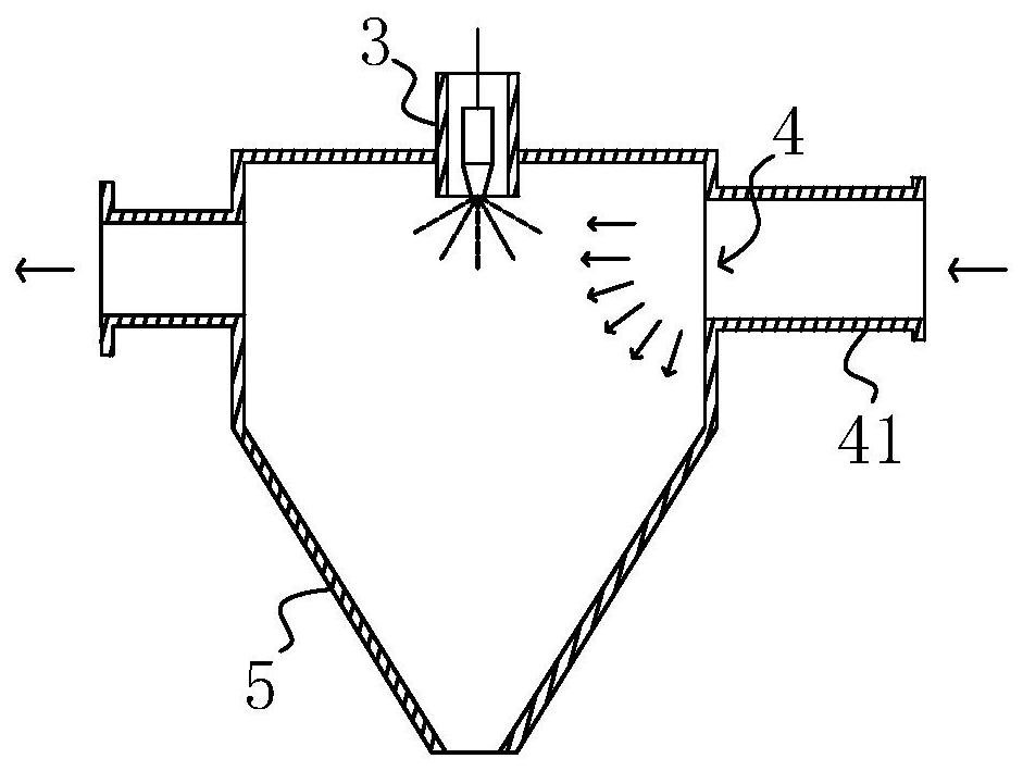 Inorganic light aggregate spray cooling system and inorganic light aggregate direct spray cooling method