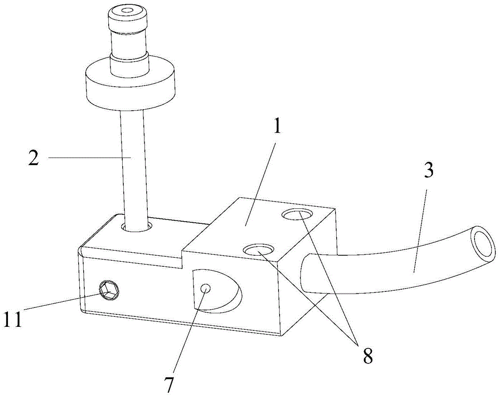 Bead stamping base structure of bead nailing machine