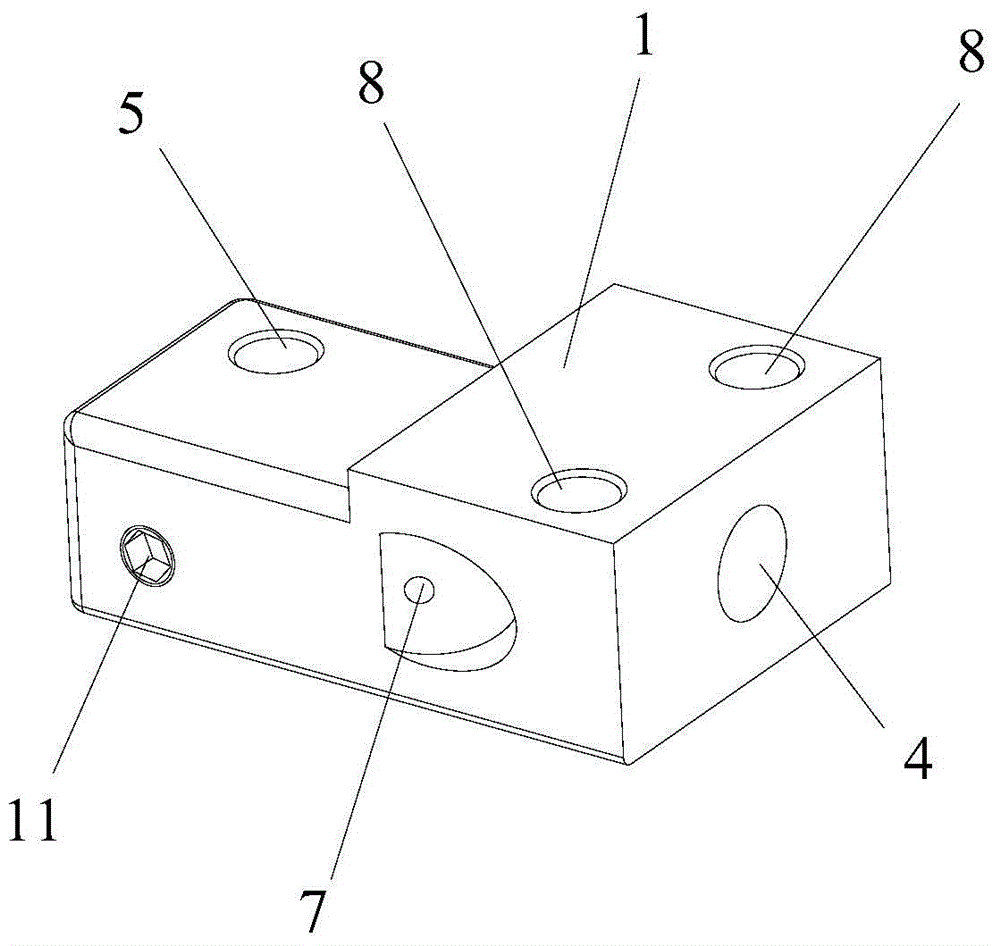 Bead stamping base structure of bead nailing machine