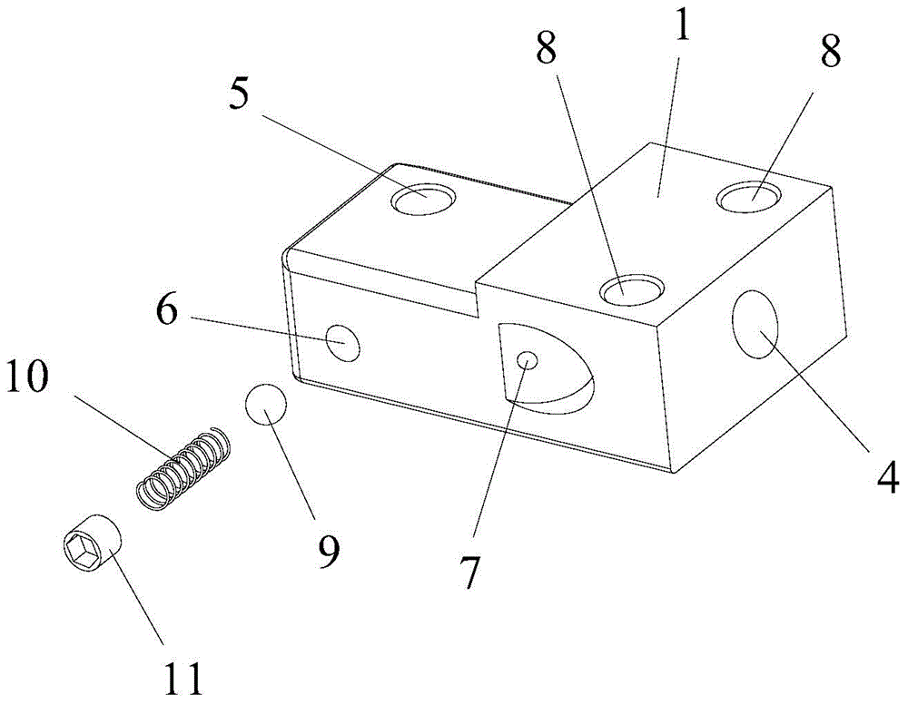 Bead stamping base structure of bead nailing machine