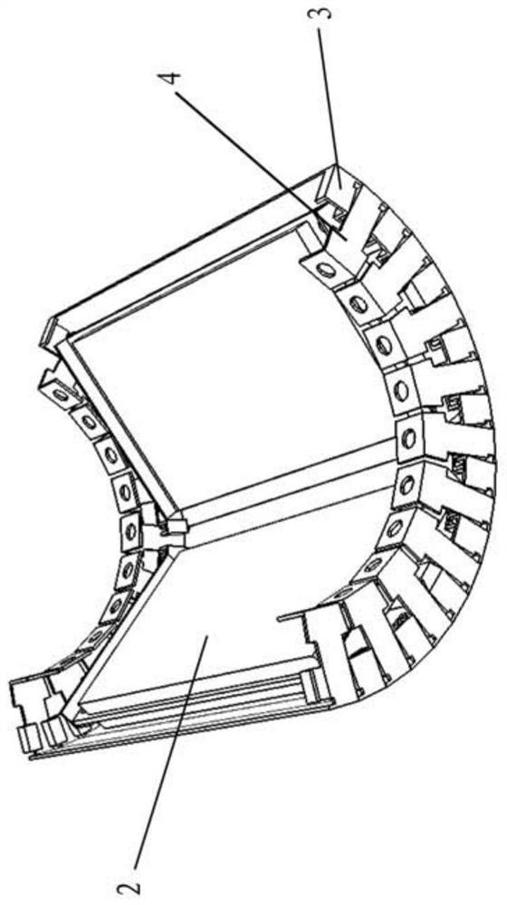 Bendable device and electronic device with rigid accommodating space