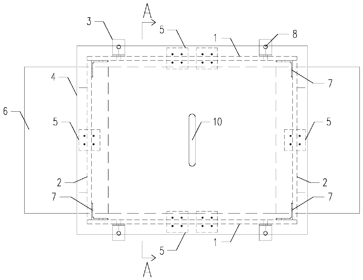 Ballasted tunnel center ditch maintenance system and method