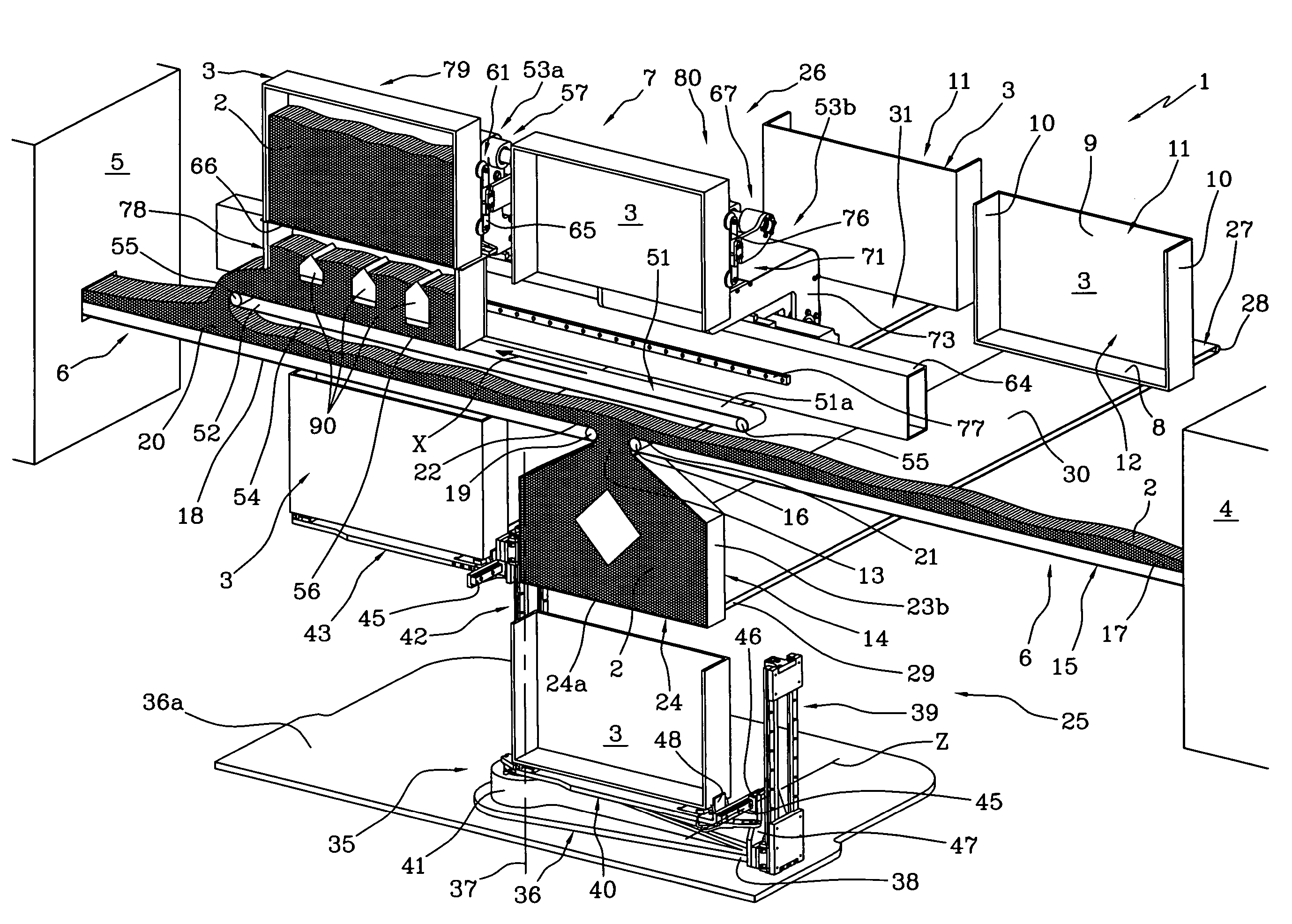 Method and equipment for batch handling and transfer of tobacco products