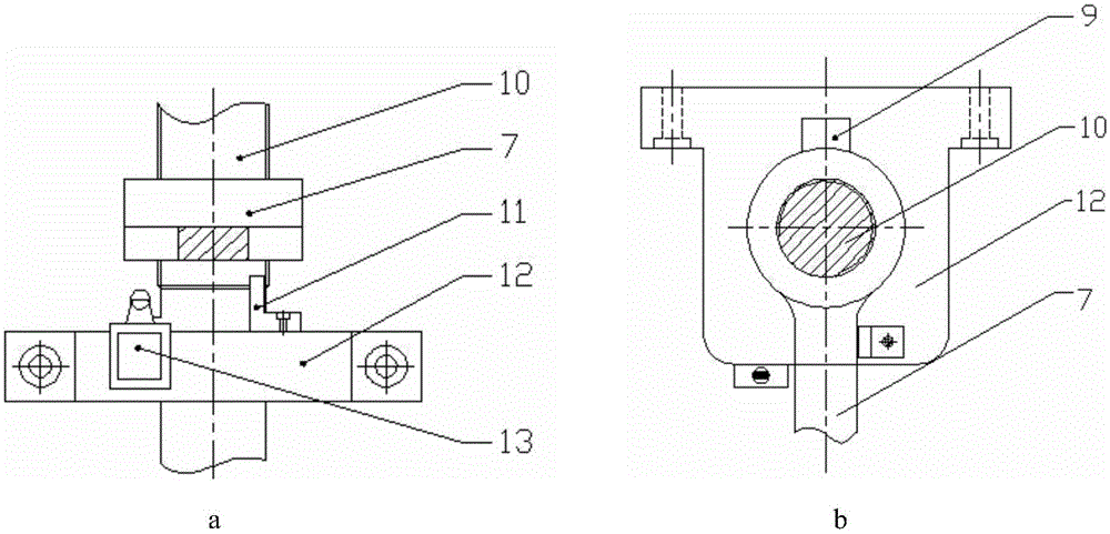 Bottom cork pulling type vacuum induction melting and casting control device