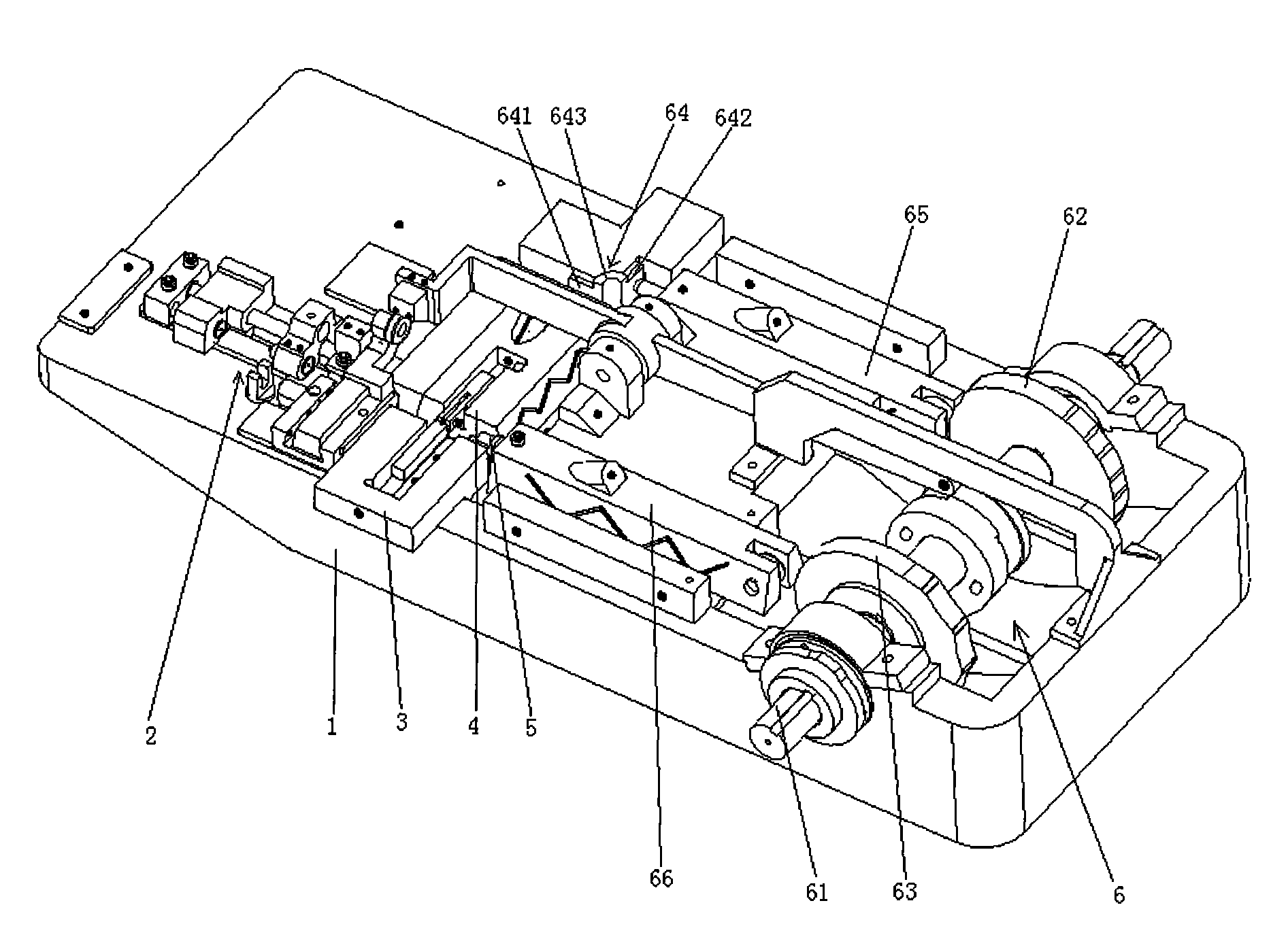 Semiconductor lead heading machine