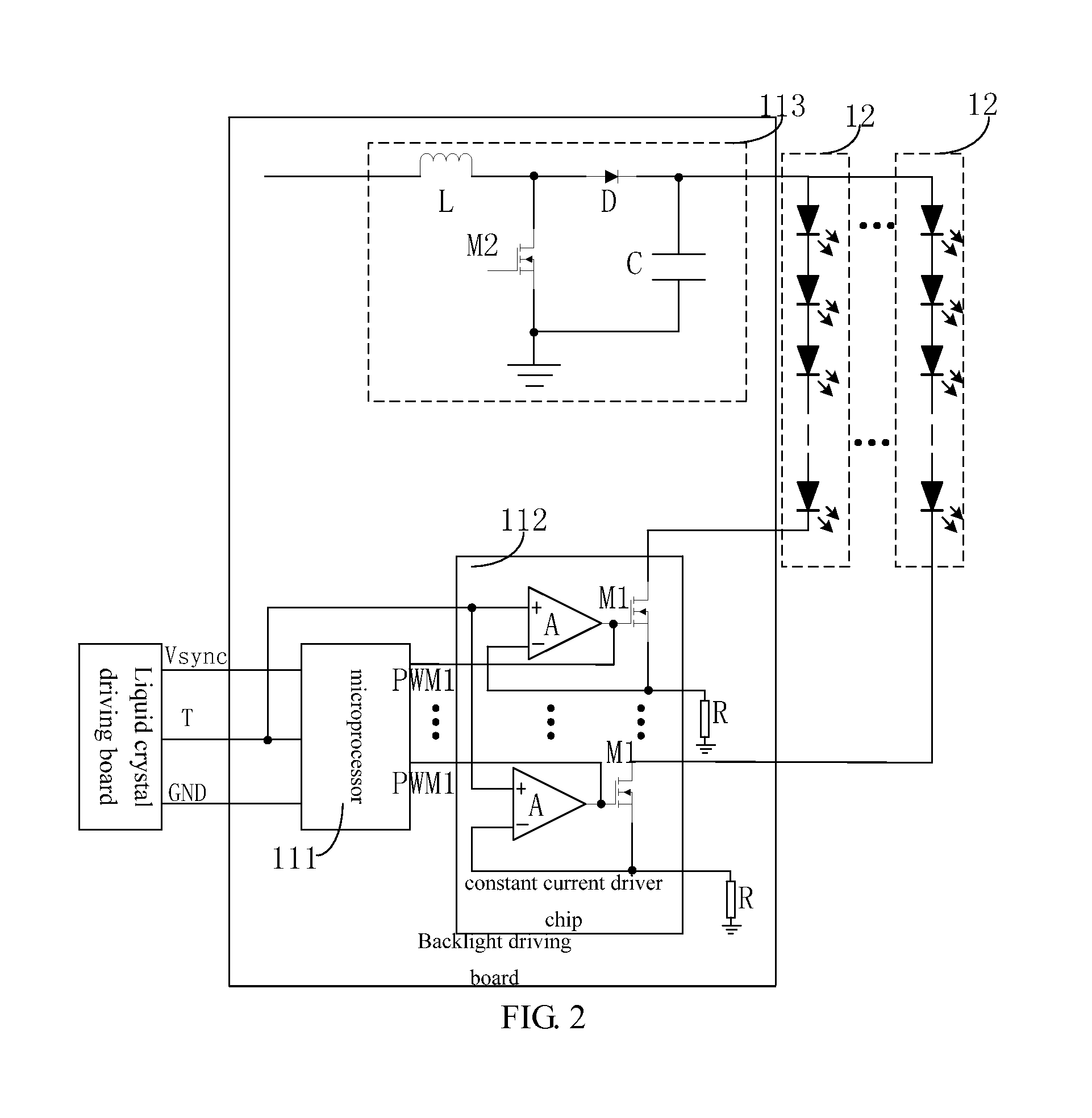 Backlight Driving Board and LCD Device