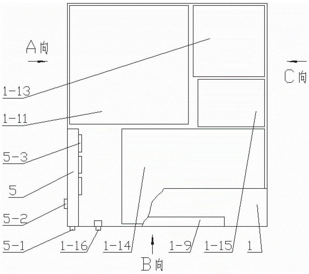 An integrated device of a flat panel TV, a computer mainframe, and a set-top box