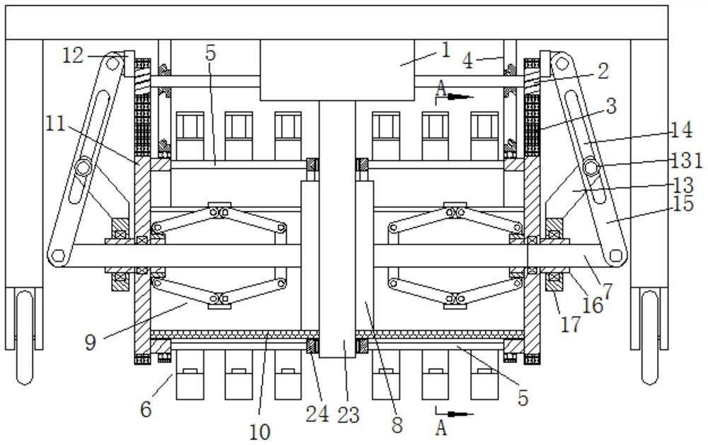 A kind of weeding device for planting crops and using method thereof