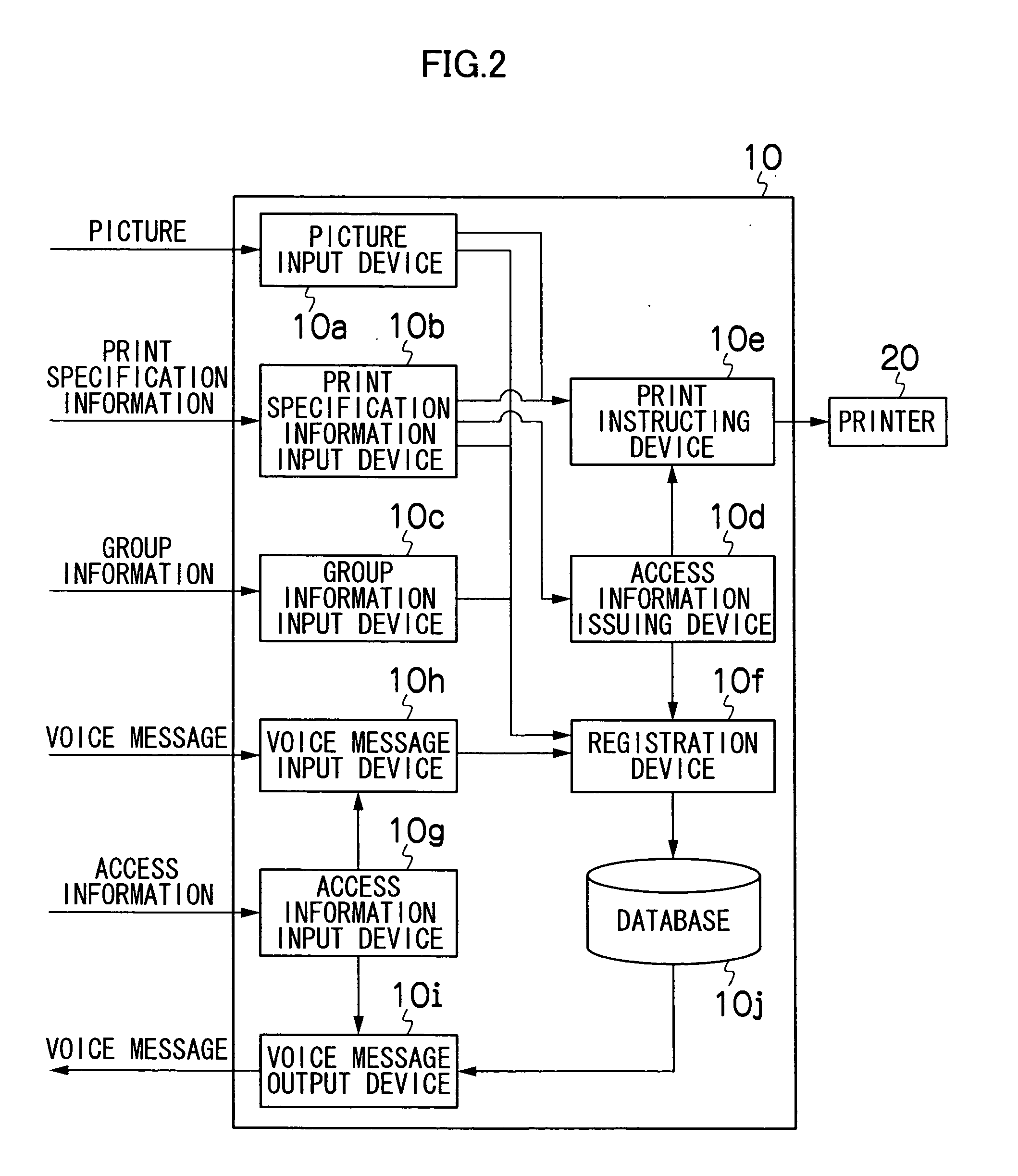 Service server and voice message collecting method