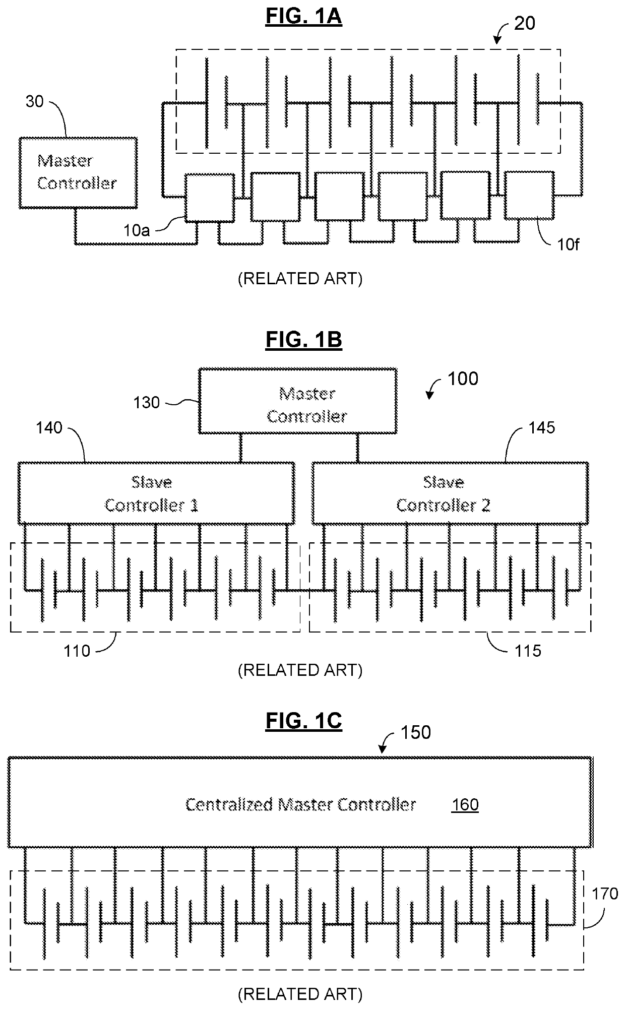 Circuitry and apparatuses for monitoring and controlling a battery and configurable batteries