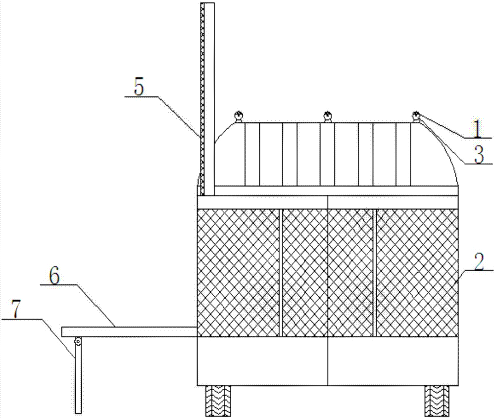 A method of using a vehicle rear screen display system for prompting road conditions ahead