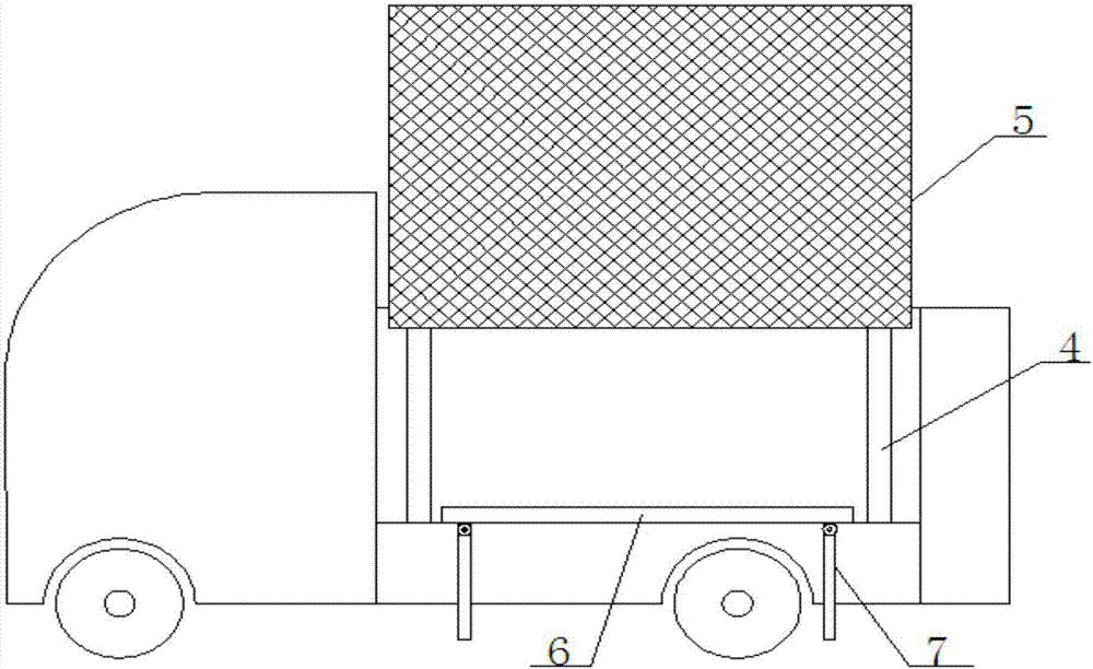 A method of using a vehicle rear screen display system for prompting road conditions ahead