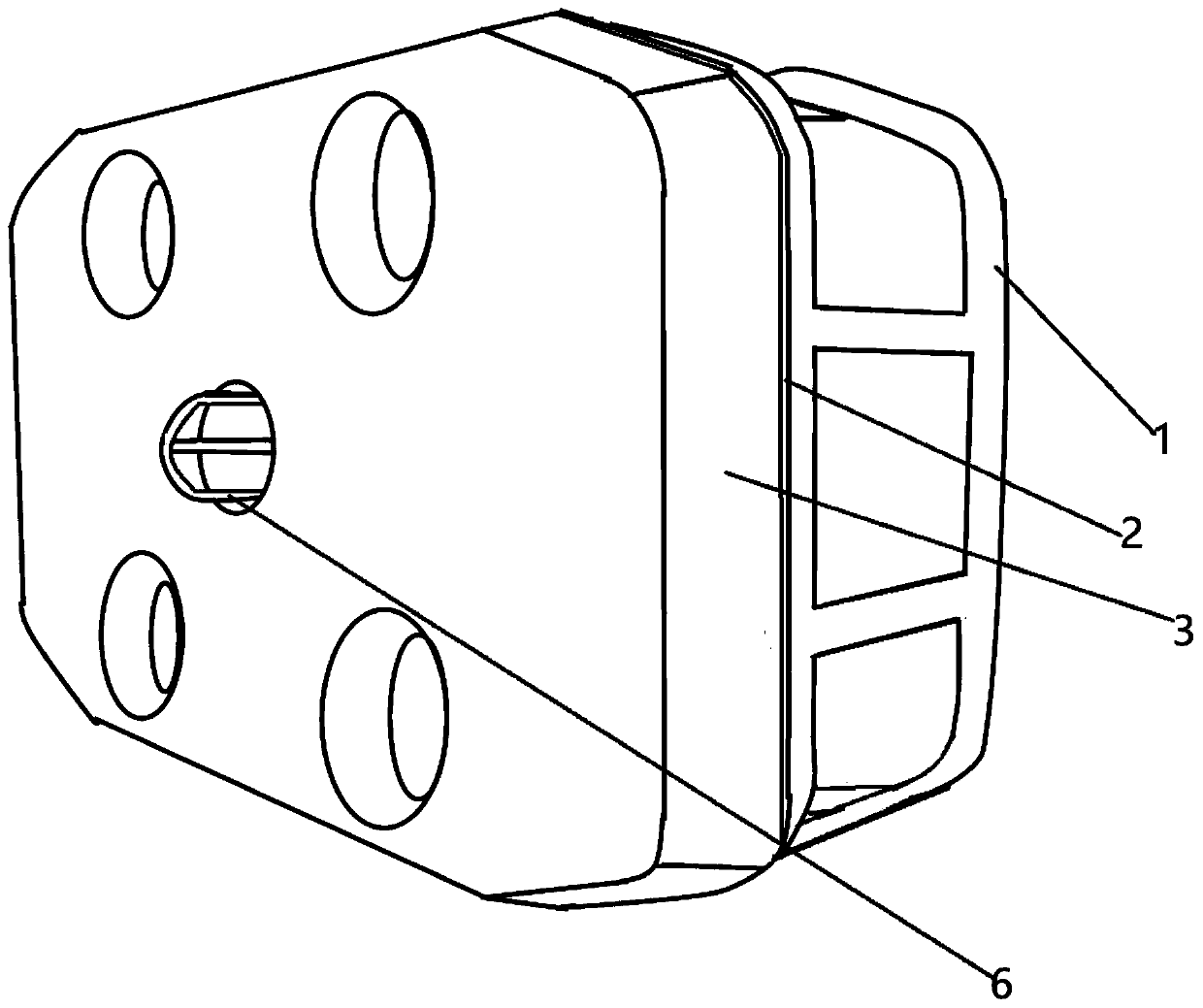 Ship bottom cleaning submersible system based on cavitation jet technology, and using method thereof