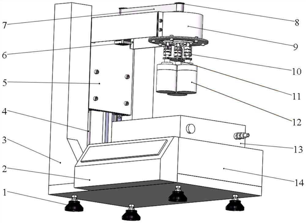 Magnetorheological polishing device with grinding head self-repairing function