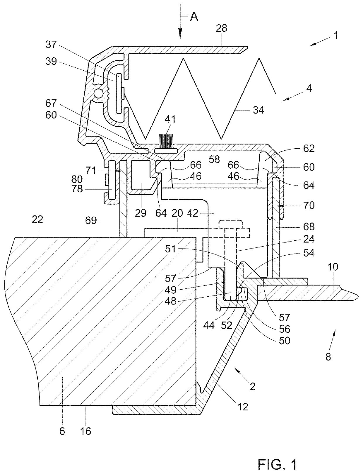 Window or door covering assembly for a vehicle