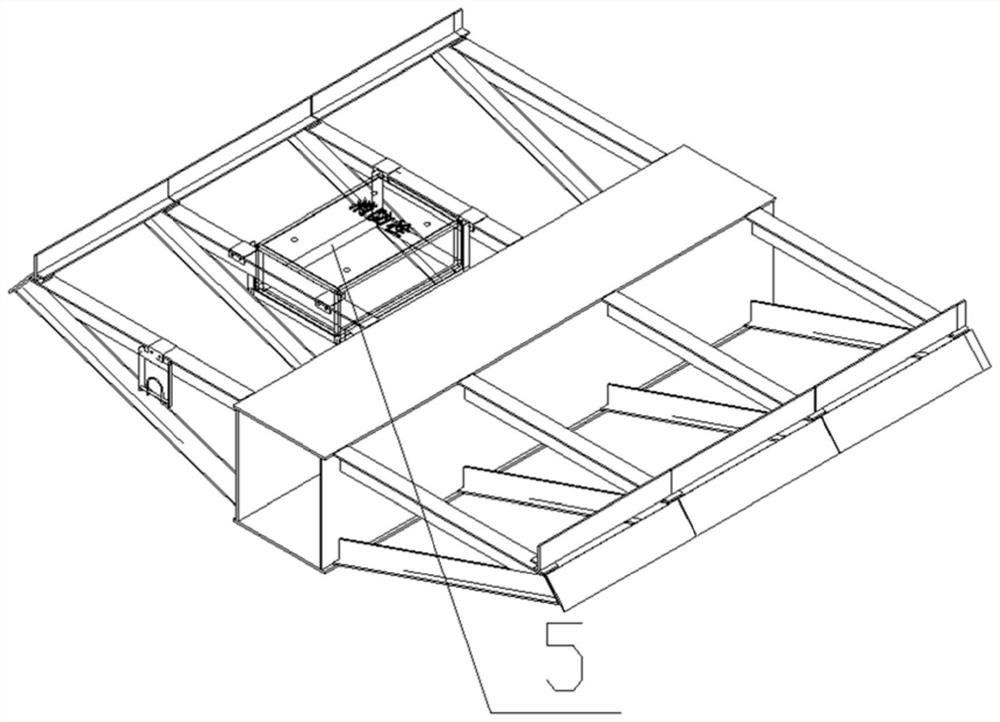 An automatic sprinkler system and construction method for a mountain-forest steel structure plank road combining permanent and temporary