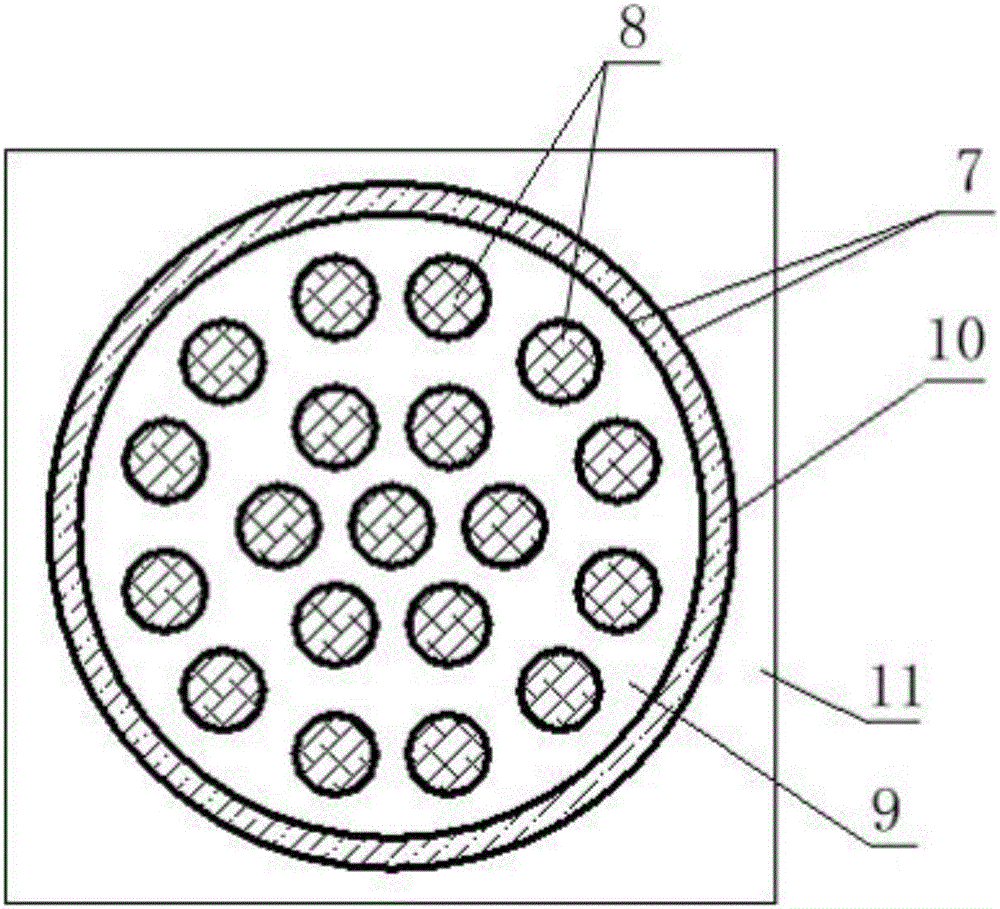 Shell-and-tube lead base alloy cooling reactor