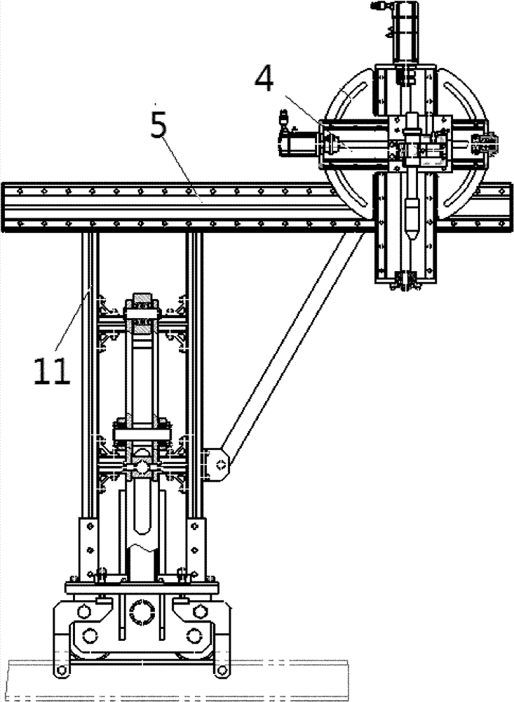 Welding special machine for short pipe-flange and pipe-pipe pieces