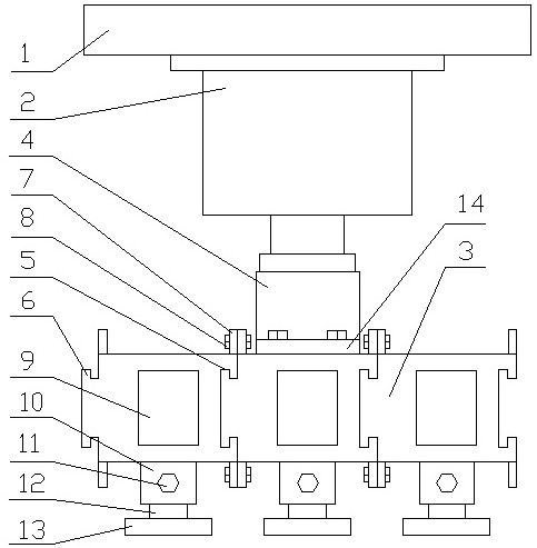 A multi-pattern pressing combined mold