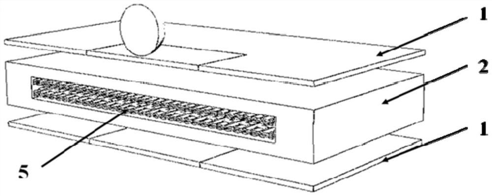 Impact-resistant composite structure based on uhmwpe secondary hybrid weaving